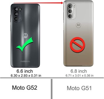 Moto G52 &amp;amp; G82 - Anti Shock TPU - Transparant