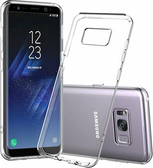 Samsung S8 - Siliconen Back Cover - Transparant