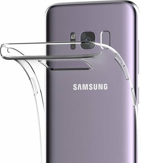 Samsung S8 - Siliconen Back Cover - Transparant