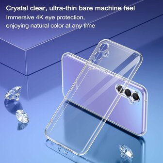 A55 - Back Cover &amp;amp; 2x Glas - Transparant