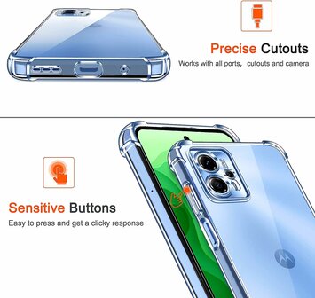 Moto G13 - G23 - G53 - Anti-Shock - Transparant