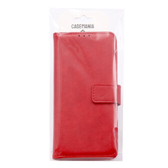 Moto G32 - Book Case &amp;amp; Glas - Rood