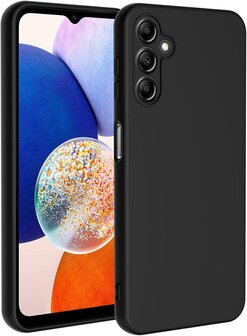 Samsung A14 - Siliconen Back Cover - Zwart