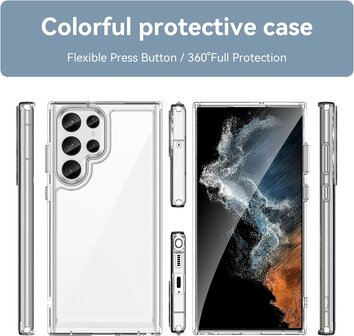 Samsung S24 Ultra Transparant - Armor Back Cover