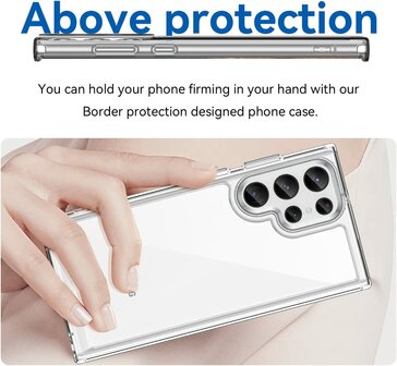 Samsung S24 Ultra Transparant - Armor Back Cover