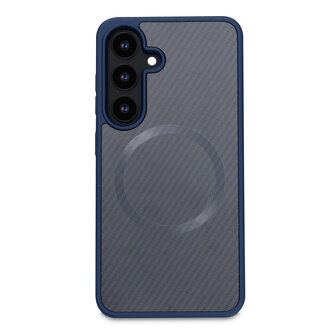Samsung A56- Blauw - Carbon MagSafe Back Cover