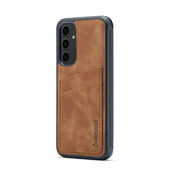 Samsung A56 - Back Cover met Kaarthouder - Sienna Brown
