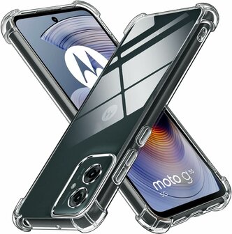 Moto G55 - Anti Shock - Transparant