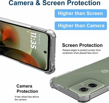 Moto G55 - Anti Shock - Transparant