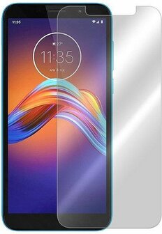 Moto E6 Play - Back Cover &amp;amp; Glas - Transparant