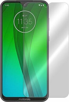 Moto G7 - Back Cover &amp;amp; Glas - Transparant