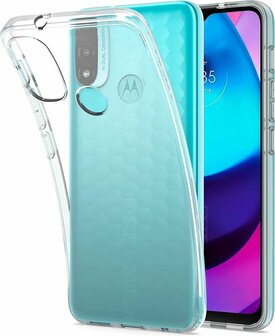 Moto E20 - Back Cover &amp;amp; 2x Glas - Transparant