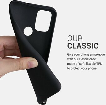 Moto G10, G20 &amp;amp; G30 - Back Cover &amp;amp; Glas - Zwart