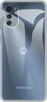 Moto E32 &amp;amp; E32S - Back Cover &amp;amp; 2x Glas - Transparant