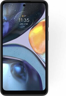 Moto G22 - Siliconen Back Cover - Zwart