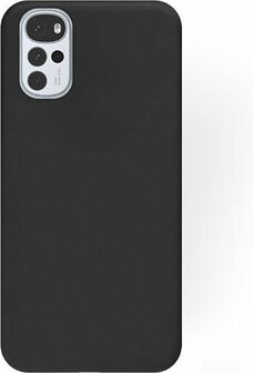 Moto G22 - Siliconen Back Cover - Zwart