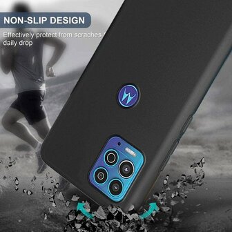 Moto G100 - Siliconen Back Cover - Zwart