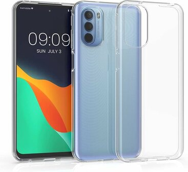 Moto G31 &amp;amp; G41 - Siliconen Back Cover - Transparant