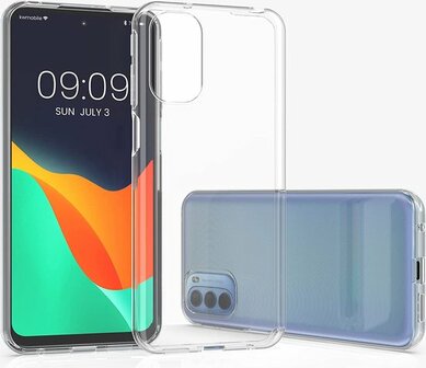 Moto G31 &amp;amp; G41 - Siliconen Back Cover - Transparant