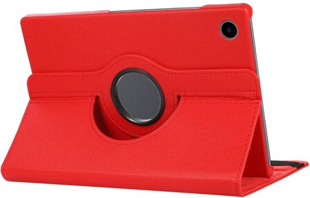 Samsung Tab A9 Plus - Rood - Draaibare Case