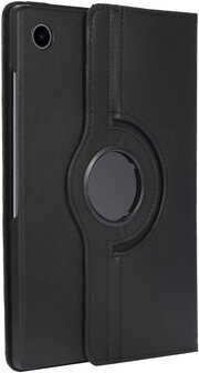 Samsung Tab A9 Plus - Zwart - Draaibare Case
