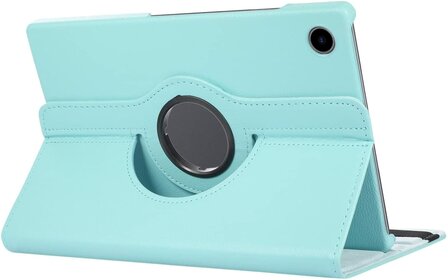 Samsung Tab A9 Plus - Licht Blauw - Draaibare Case