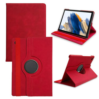 Samsung Tab A9 Plus - Crimson Red - Draaibare Case