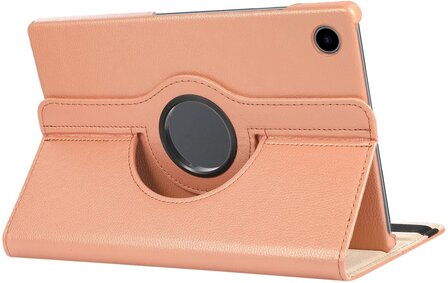 Samsung Tab A9 Plus - Rosegoud - Draaibare Case