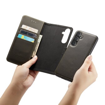 Samsung A55 - Emerald Green - Leather Book Case