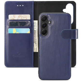Samsung A55 - Navy Blue - Leather Book Case