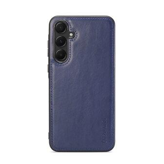 Samsung A55 - Navy Blue - Leather Book Case