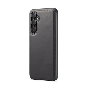 Samsung A55 - Charcoal Gray - Leather Book Case