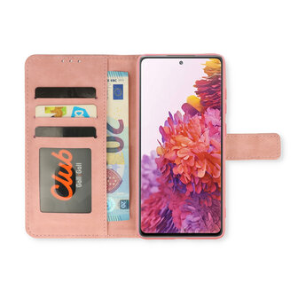 Samsung A51 - Book Case - Baby Roze