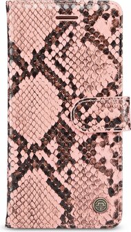 iPhone SE 2020 Roze - Slangen Book Case