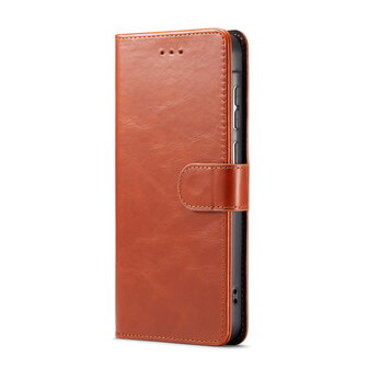 Samsung A55 - Sienna Brown - Leather Book Case