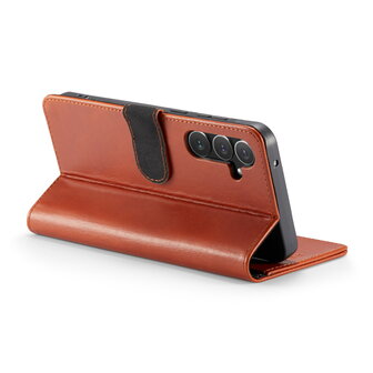 Samsung A55 - Sienna Brown - Leather Book Case