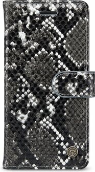 iPhone SE 2020 Zwart - Slangen Book Case