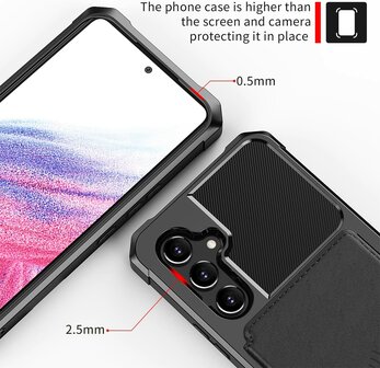 Samsung A14 Zwart - RFID Back Cover