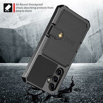 Samsung A14 Zwart - RFID Back Cover