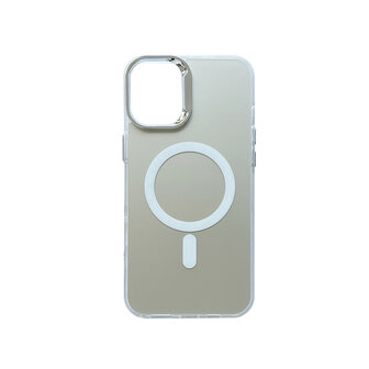 iPhone 15 Plus - Zilver - Fusion MagSafe Armor Case
