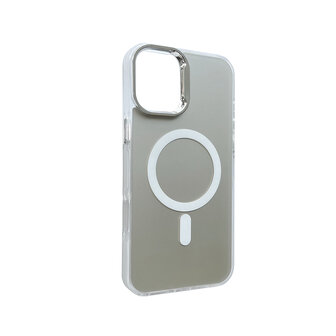 iPhone 15 Plus - Zilver - Fusion MagSafe Armor Case