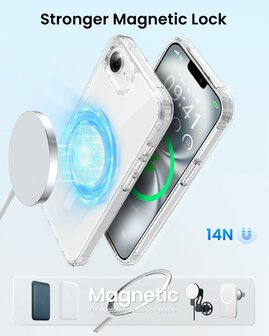 iPhone 16e Transparant - Magsafe Anti Shock