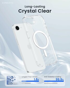 iPhone 16e Transparant - Magsafe Anti Shock