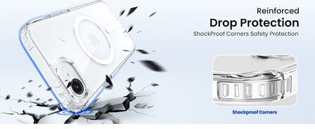 iPhone 16e Transparant - Magsafe Anti Shock