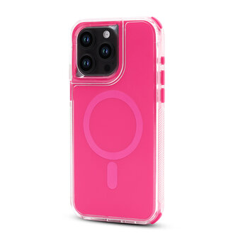 iPhone 16 Pro Max - Neon Roze - Liquid MagSafe Armor Case