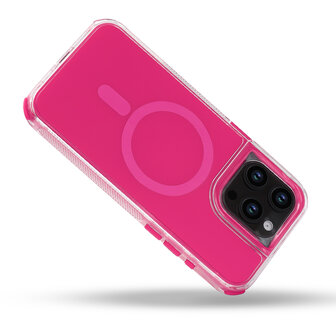 iPhone 16 Pro Max - Neon Roze - Liquid MagSafe Armor Case