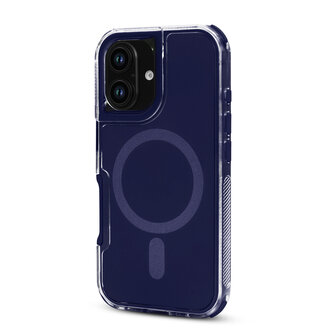 iPhone 16 Plus - Donker Blauw - Liquid MagSafe Armor Case