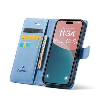 iPhone 16 - Sky Blue - 2 in 1 Book Case