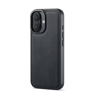 iPhone 16 - Charcoal Gray - 2 in 1 Book Case