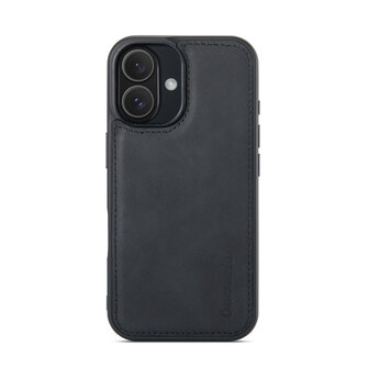 iPhone 16 - Charcoal Gray - 2 in 1 Book Case